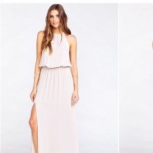 Show me your mini halter bridesmaids dress